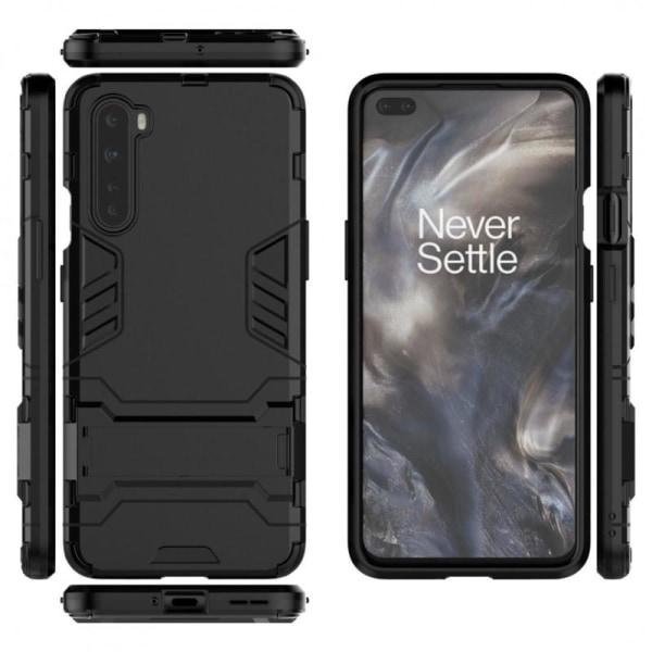 OnePlus Nord Shockproof Cover med Kickstand ThinArmor Black