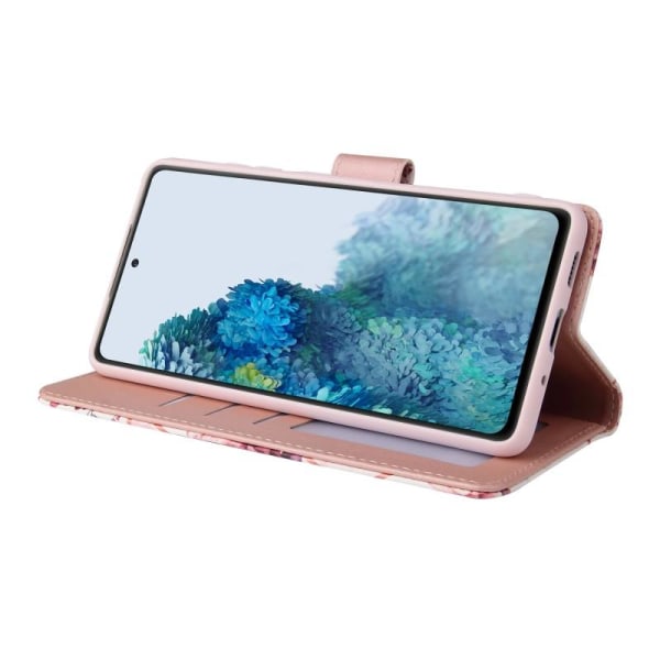Samsung S20 Trendy Pung-etui Sparkle 4-RUMMET Pink