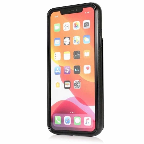 iPhone 11 Pro Max Mobile Cover -korttipidike 6-FACK Retro V3 Rosenguld
