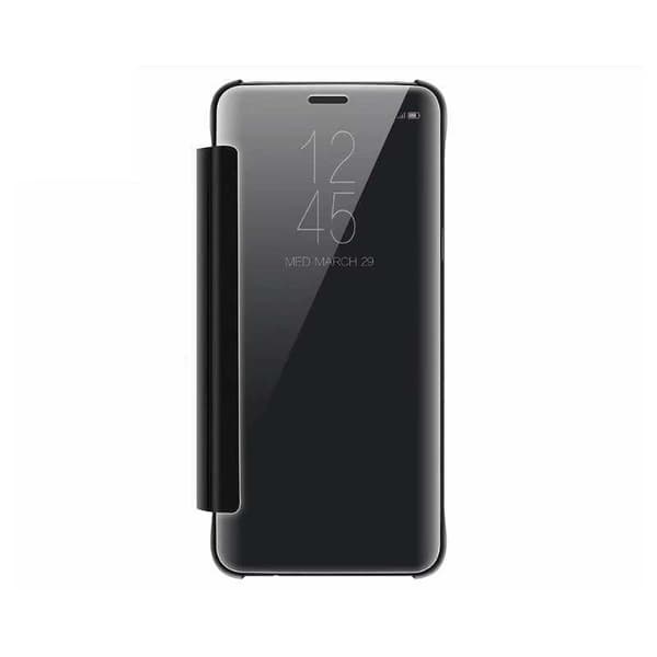 Samsung Note 9 Flip Case Clear View Seisova Rocket Svart