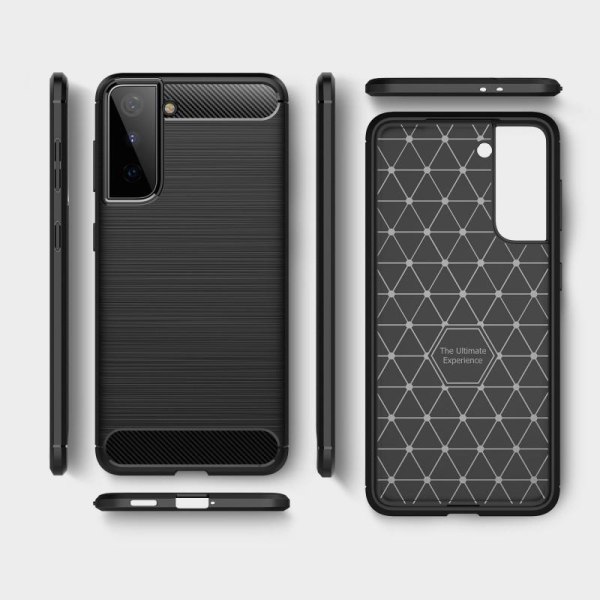 Samsung S21 Plus Iskunkestävä SlimCarbon Black