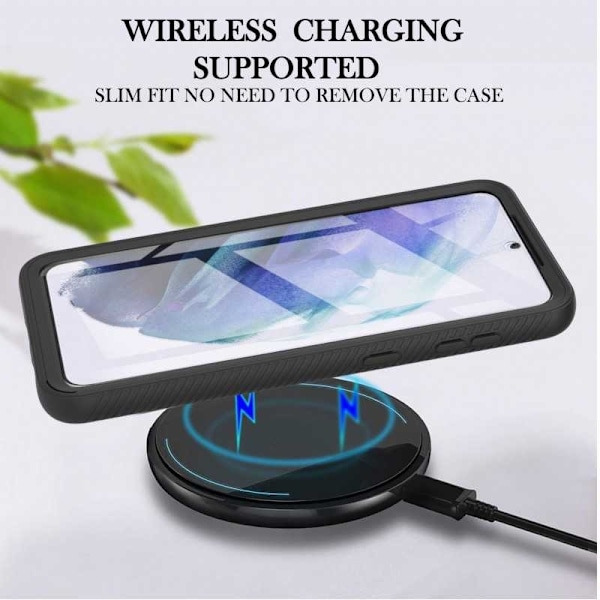Samsung S21 Plus Full Coverage Premium 3D Case ThreeSixty Black