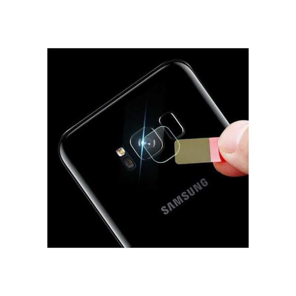 2-PACK Samsung S8 Plus Kamera Linsskydd Transparent