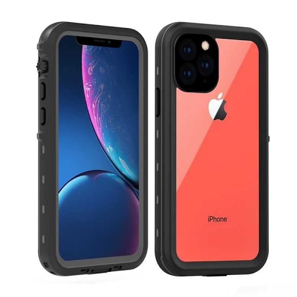 iPhone 12 Pro Max fuld dækning vandtæt premium cover - 2m Transparent