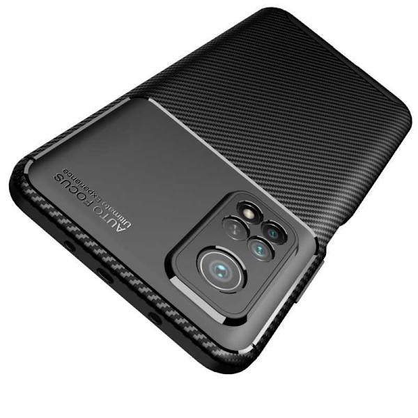 Xiaomi Mi 10T / Mi 10T Pro Stöttåligt Slimmat Skal FullCarbon V4 Svart