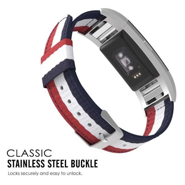 Nato Armband Fitbit Charge 2 multifärg