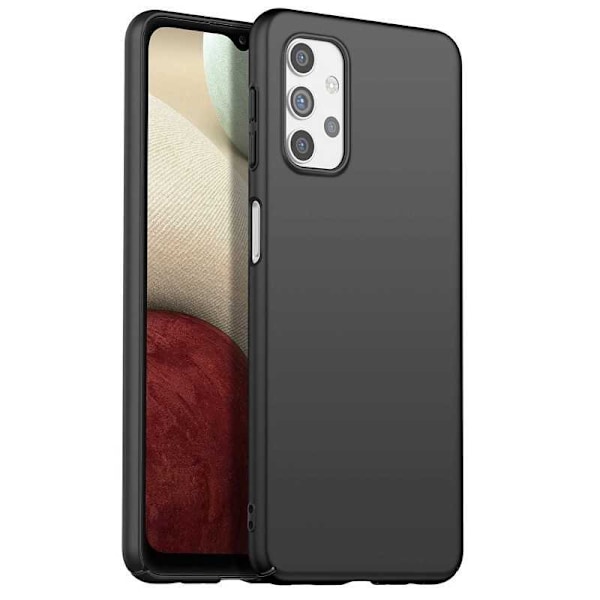 Samsung A32 4G Ultra-ohut kumipinnoitettu mattamusta Cover Basic V2 Black