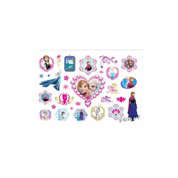 15-PACK Frozen Tattoo Multicolor