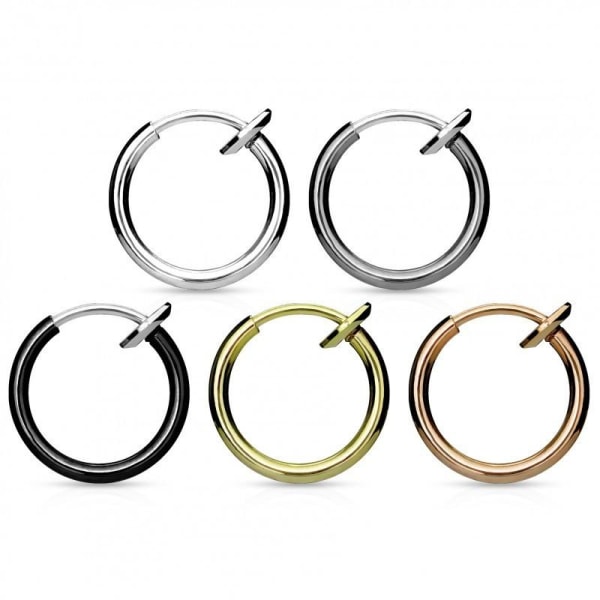 2-PACK Fake Septum Ring Brons