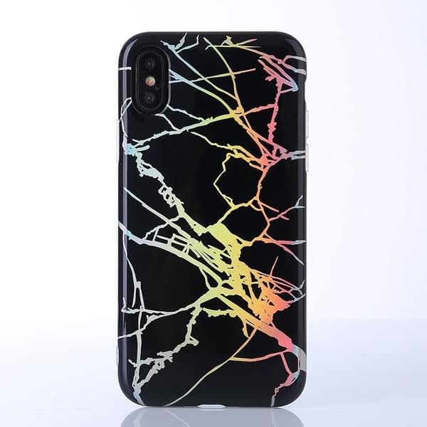 iPhone XS Max Iskunvaimennus Marble Case Lazr Svart