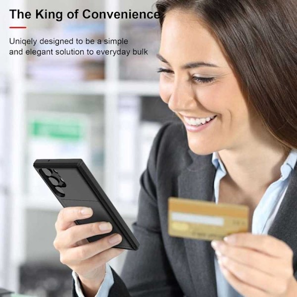 Samsung S24 Ultra Iskunkestävä Cover Cover Card -paikka StreetWise