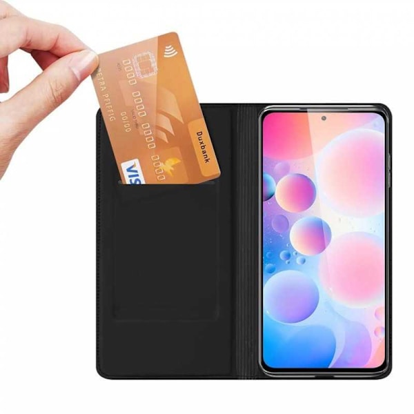 Xiaomi Mi 11i Flip Case Smooth -korttipaikka Black