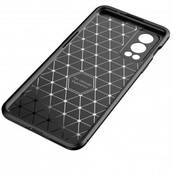 OnePlus Nord 2 5G Stöttåligt Slimmat Skal FullCarbon® V4 Svart
