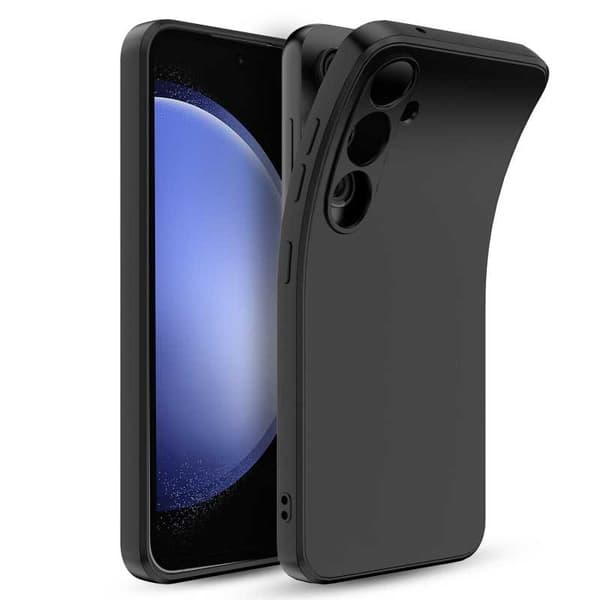 Samsung S24 Kuminen Shell Liquid - Musta