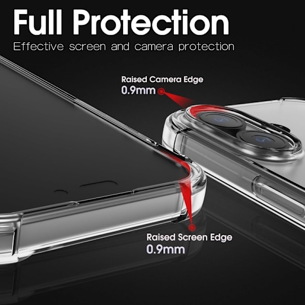 iPhone 16 Plus Stöttåligt Skal med Förstärkta Hörn