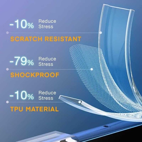 iPhone 14 Pro Max stødabsorberende silikone Shell Shockr Transparent