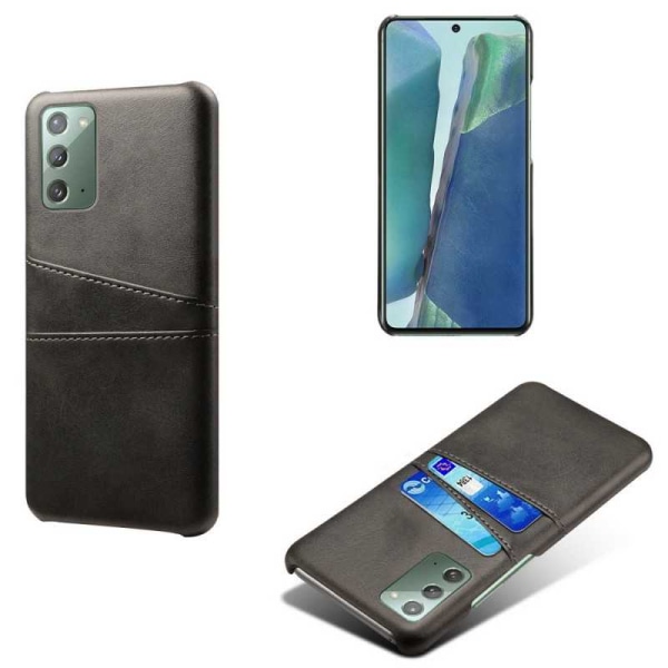 Samsung Note 20 Exclusive Shock Absorber Card Holder Retro V2 Black