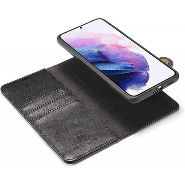 Mobilplånbok Magnetisk DG Ming Samsung S21 FE Svart