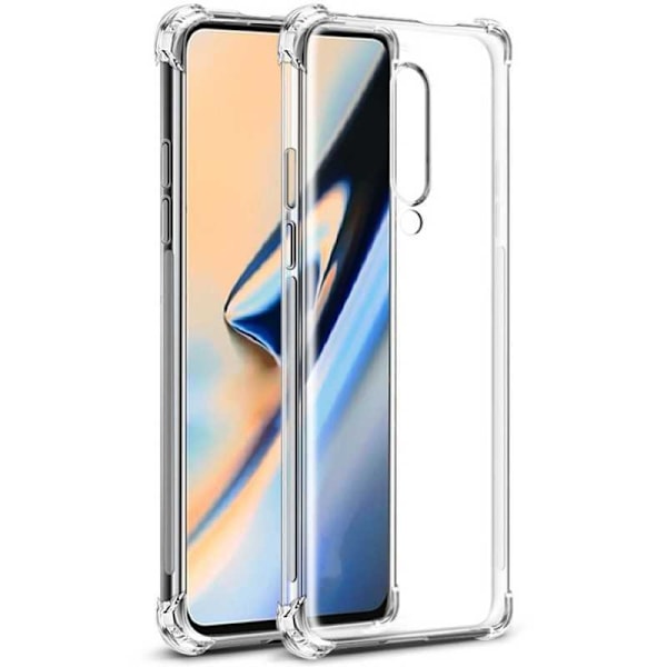 OnePlus 7T Pro stødabsorberende silikoneskal Shockr Transparent