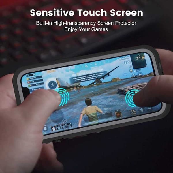 iPhone 13 Pro Max Täyspeitto Vedenpitävä Premium Suoja - 2m Transparent