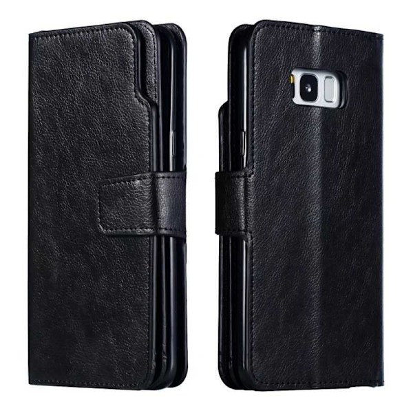 Samsung S8 Plus Praktisk Plånboksfodral med 12-Fack Array V4 Black