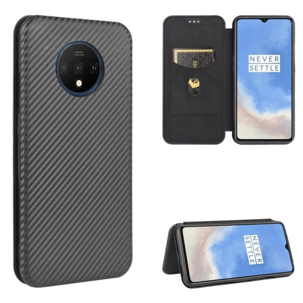 OnePlus 7T Flip Case Cardrum CarbonDreams Black