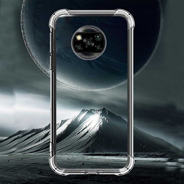 Xiaomi Poco X3 NFC stødabsorberende silikoneskal Shockr Transparent