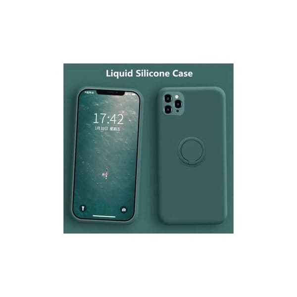 iPhone 12 Mini Stöttåligt Skal med Ringhållare CamShield Svart