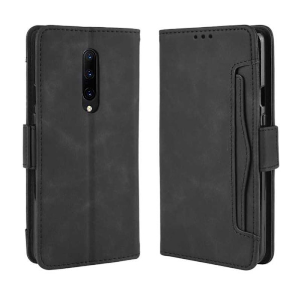 Oneplus 7 Pro Wallet Case PU Læder 6-SLOT Winston V3 Black