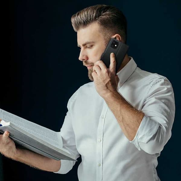 Xiaomi Poco M3 Plånboksfodral PU-Läder 4-FACK Evry Svart