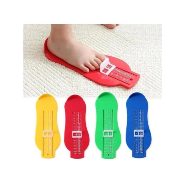 Måleværktøj til fødder Børn Målebånd i skostørrelse Blå