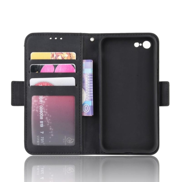 iPhone 7 Plus lommebokveske PU-lær 6-POCKET Winston V3 Black