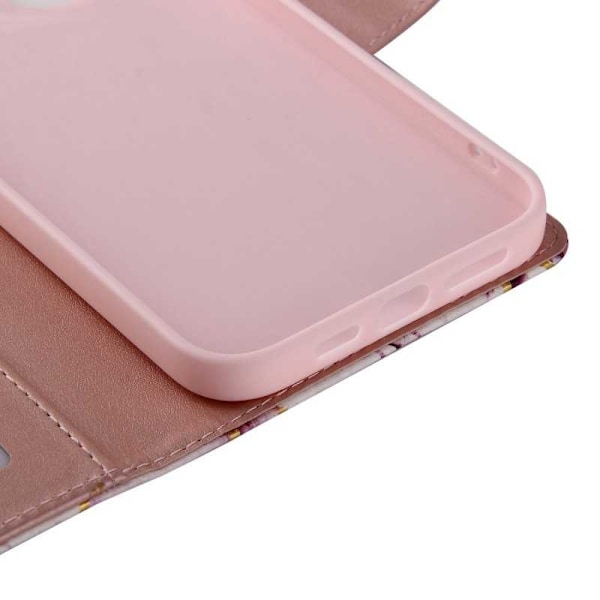 iPhone 12 / 12 Pro Trendy Pung-etui Sparkle 4-KOMPARTMENT Svart