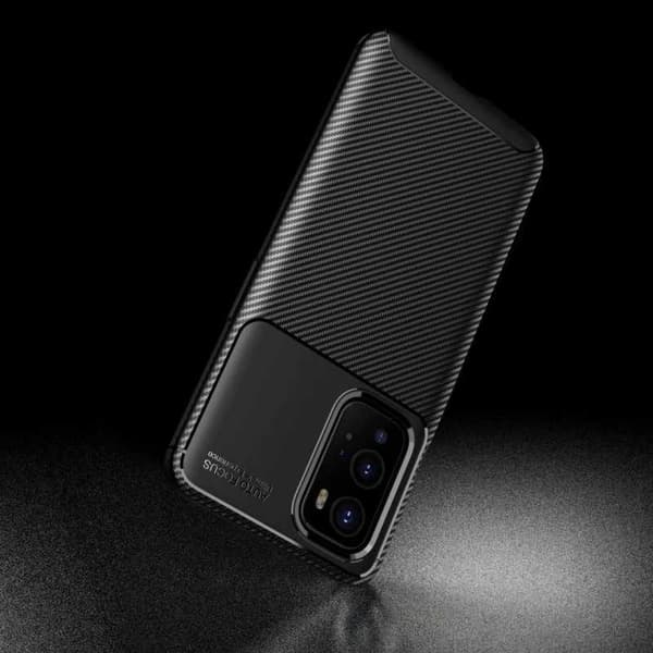 OnePlus 9 Pro Iskunkestävä ohut kansi FullCarbon V4 Black