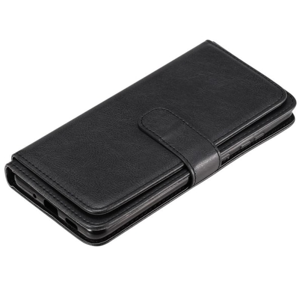 Samsung S20 Ultra Käytännöllinen lompakkokotelo 11-taskuisella A Black