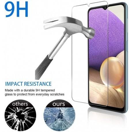 2-PACK Samsung A32 4G Härdat glas 0.26mm 2.5D 9H Transparent