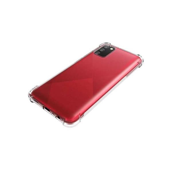 Samsung A02s Stötdämpande Silikon Skal Shockr Transparent