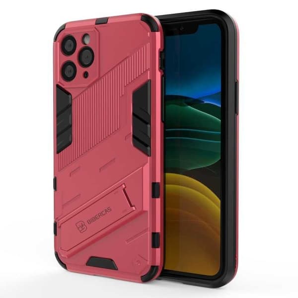 iPhone 11 Stöttåligt Skal med Kickstand ThinArmor V2 Rosa