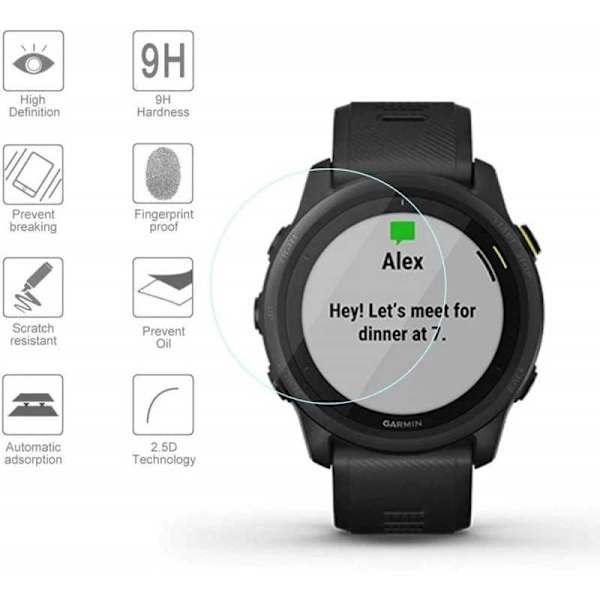 Garmin Forerunner 745 Härdat Glas 0.2mm 9H 2.5D Transparent