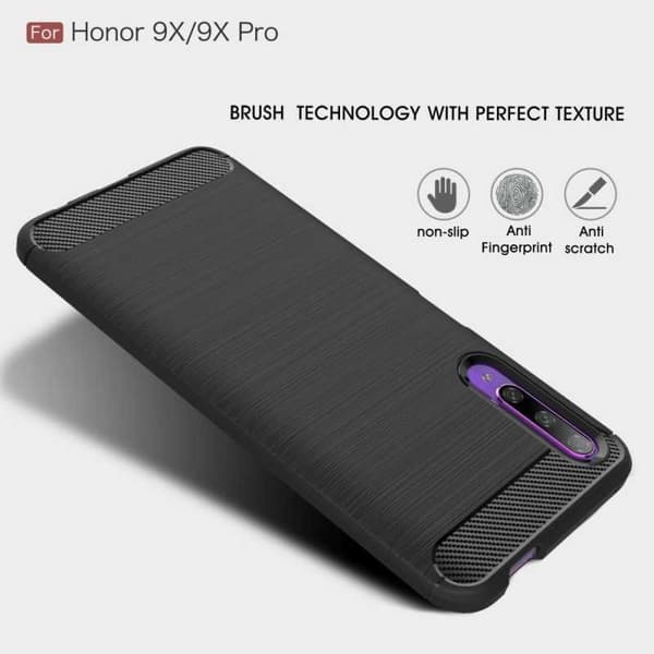 Huawei P Smart Pro Iskunkestävä SlimCarbon Black