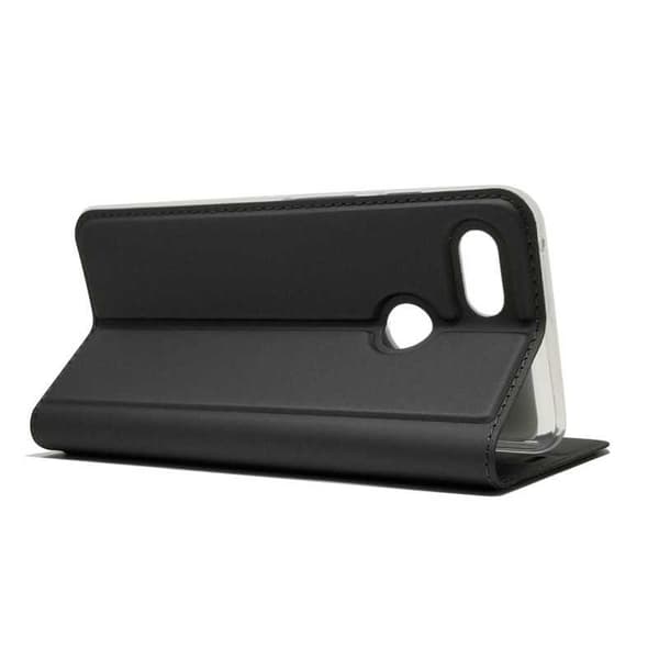 Google Pixel 3 Flip Case Skin Pro korttilokerolla Black