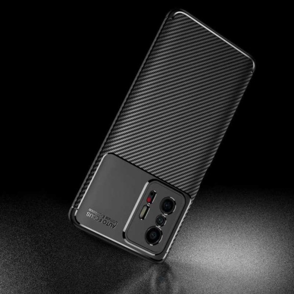 Xiaomi Mi 11T / 11T Pro Stöttåligt Slimmat Skal FullCarbon V4 Svart