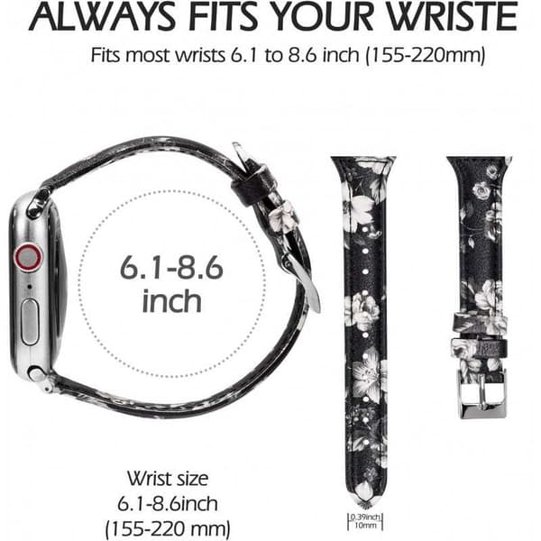 Universal Holdbart Armbånd Rundt nr. 20mm - Sort