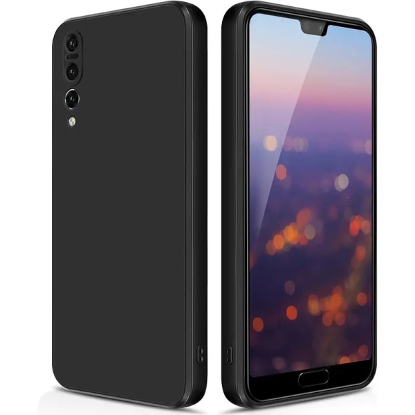 Huawei P30 Pro kuminen mattamusta silikonikuori Black