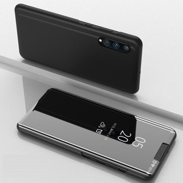 Samsung A70 Smart Flip Case Clear View Standing V2 Rocket (SM-A7 Black