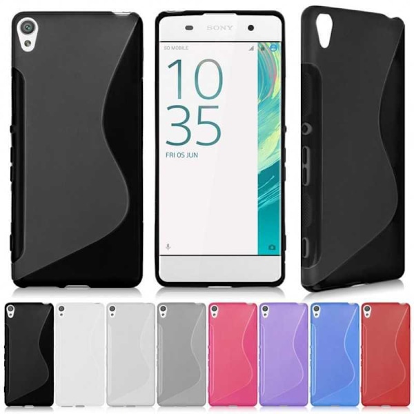 Xperia XA1 Ultra ultratyndt støddæmpercover S-Line Svart