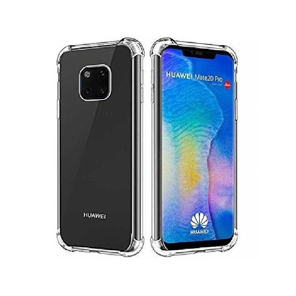 Mate 20 Pro stødabsorberende silikone Shell Shockr Transparent