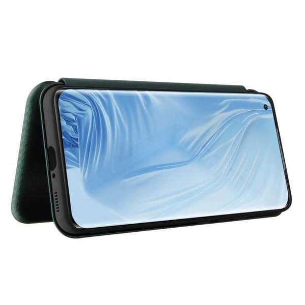 Xiaomi Mi 11 Flipfodral Kortfack CarbonDreams Grön Grön