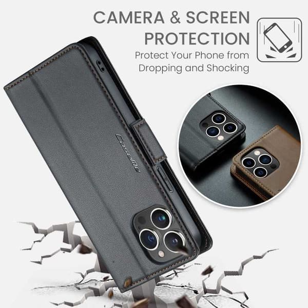 CaseMe Skin Pro Case iPhone 15 Pro Black