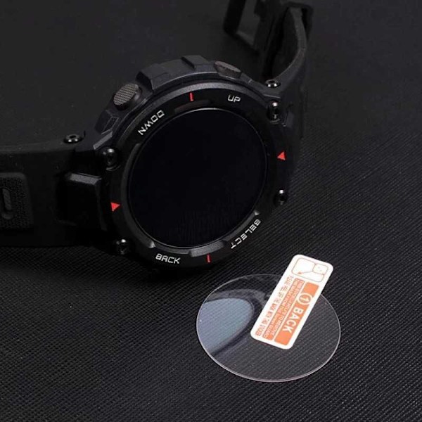 2-PACK Amazfit T-Rex Pro Härdat Glas 0.2mm 9H 2.5D Transparent